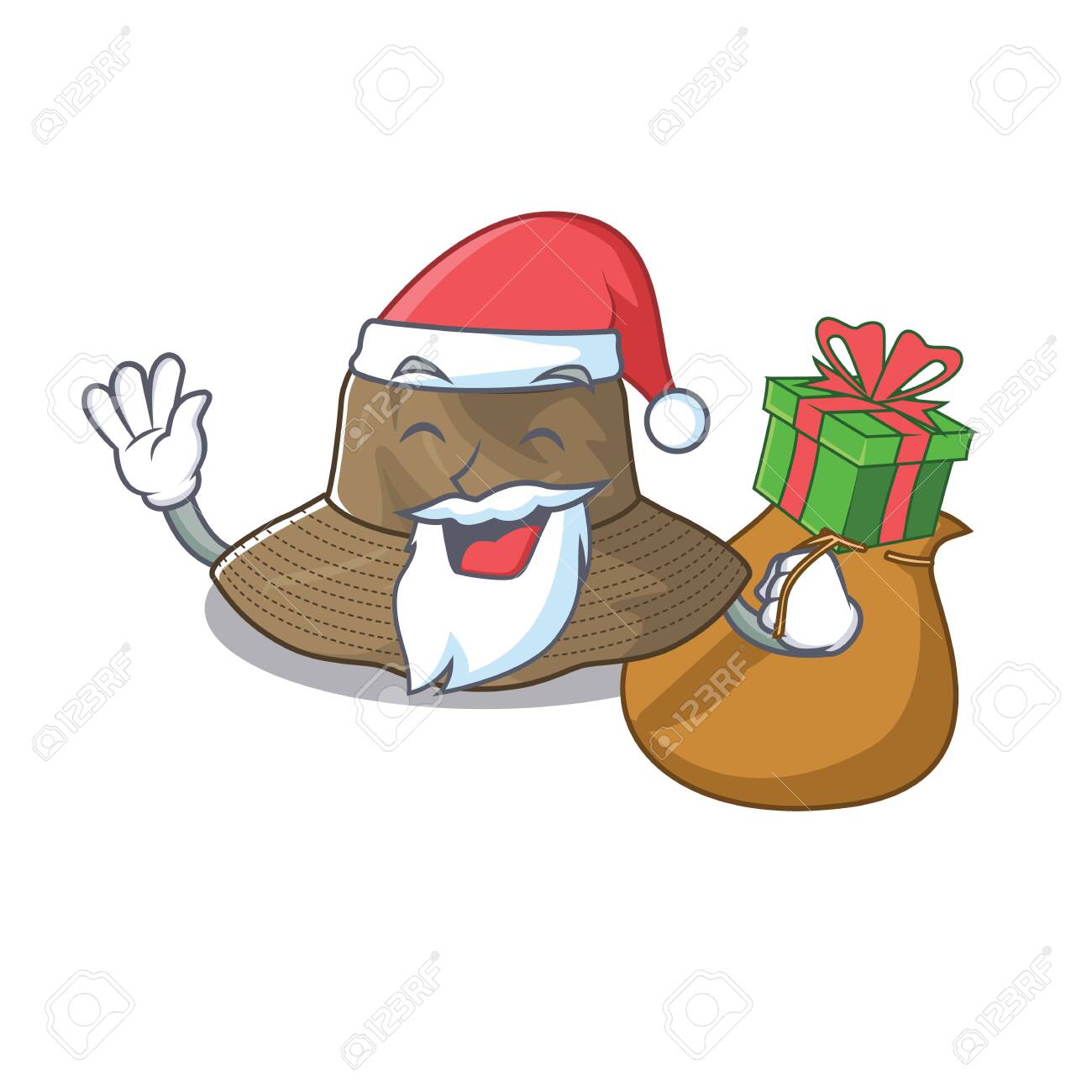 santa bucket hat