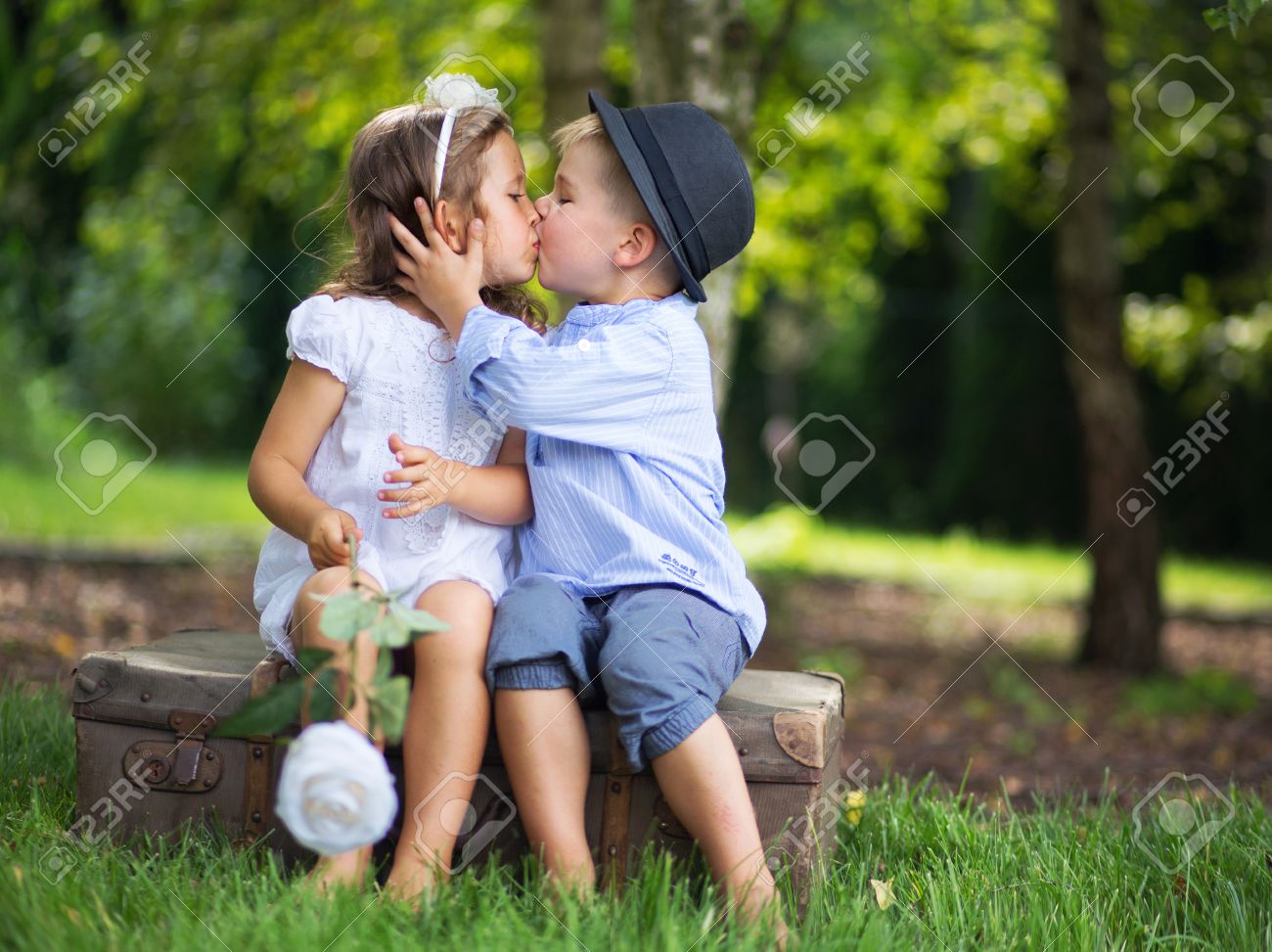 cute couple of kids