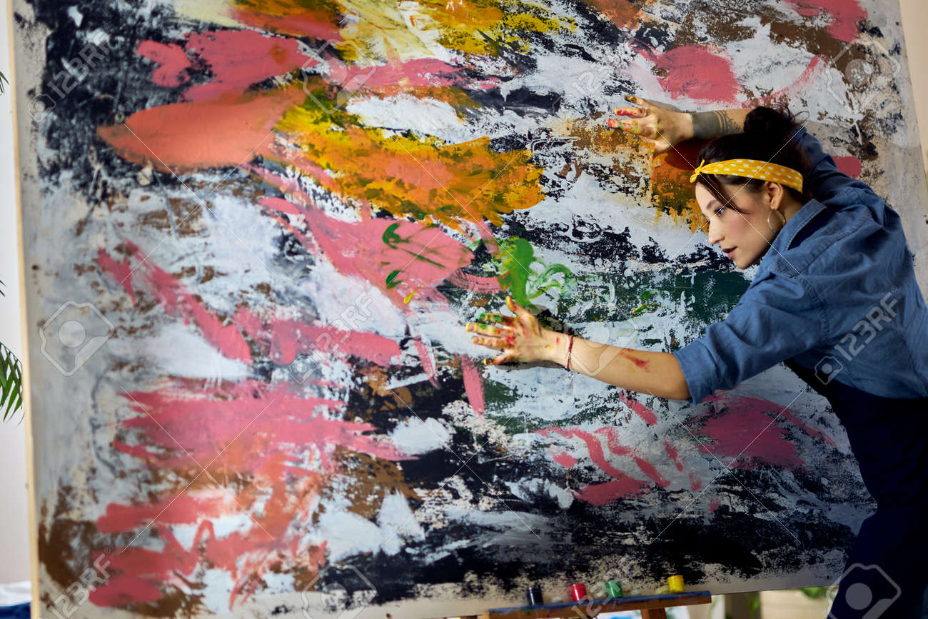 油彩画 ブラジル バイーアの女性たち インスピレーションを得た女性