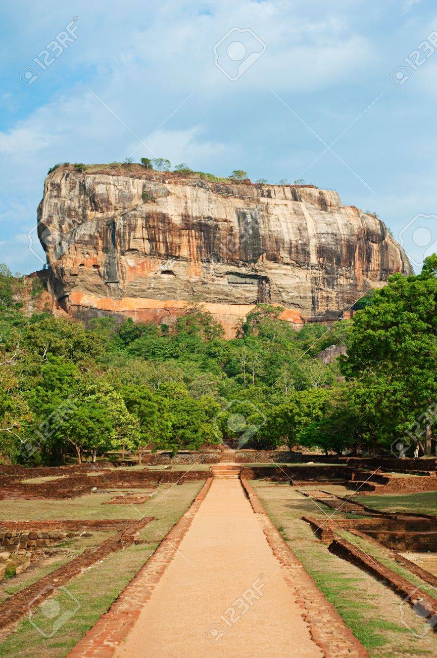 シギリヤ スリランカの有名な場所 の写真素材 画像素材 Image