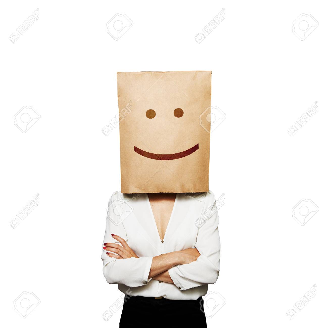 Télécharger gratuitement Images Drole D Image De Femme D Affaires Avec Le Sac De Papier Sur La le plus cool salutations