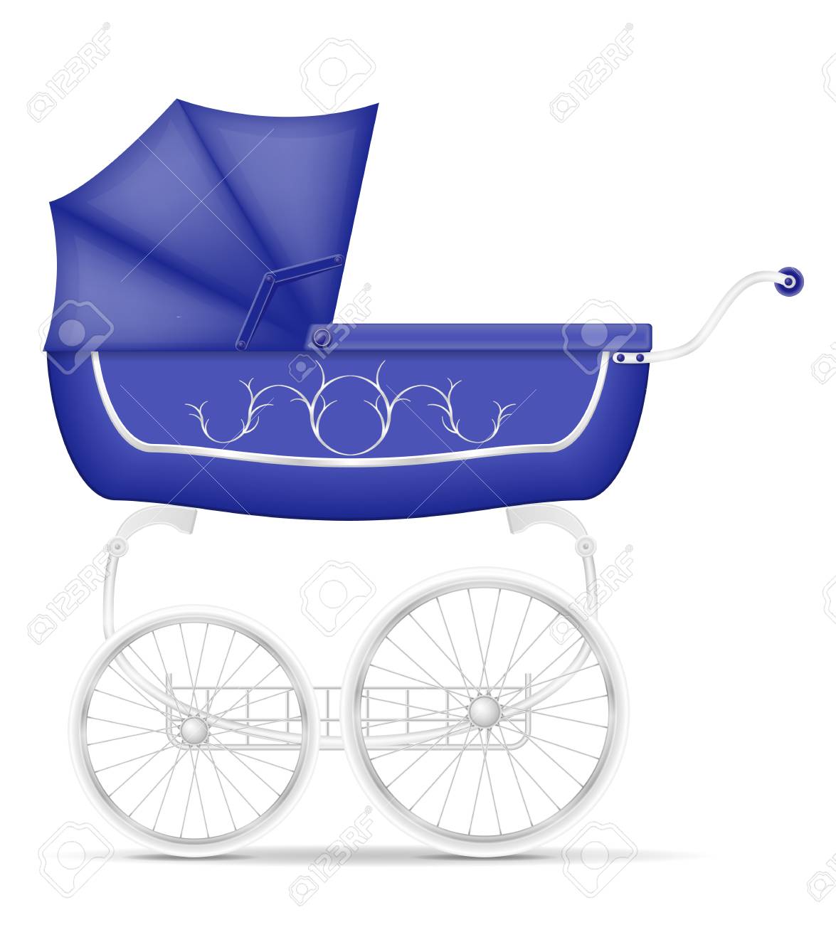 retro baby carriage
