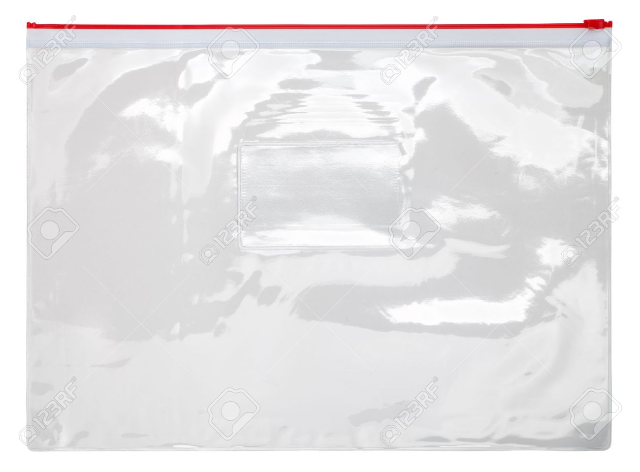 zipper transparent bolsa