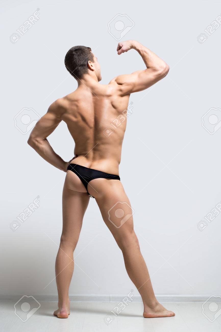 筋肉の男性 T バック の写真素材 画像素材 Image