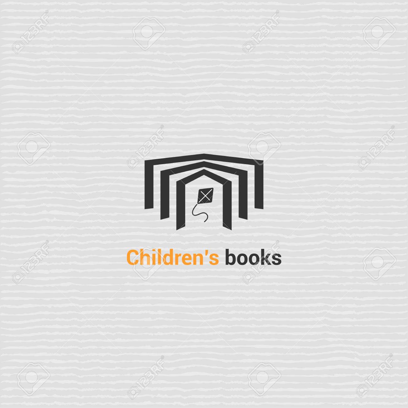 bookstore vector logo template with open book vector icon for
