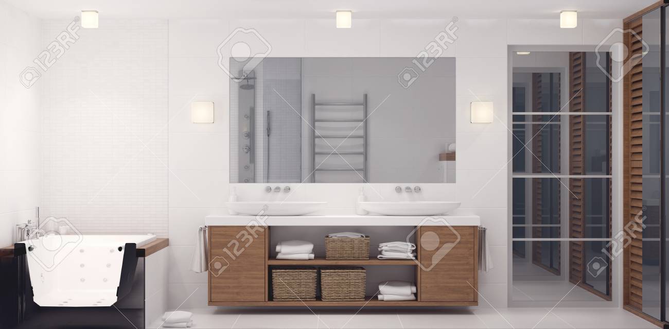 Magasin Salle De Bain Uccle ~ rendu 3d de l int rieur de la salle de bain dans un style Magasin Salle De Bain Uccle ~ rendu 3d de l int rieur de la salle de bain dans un style