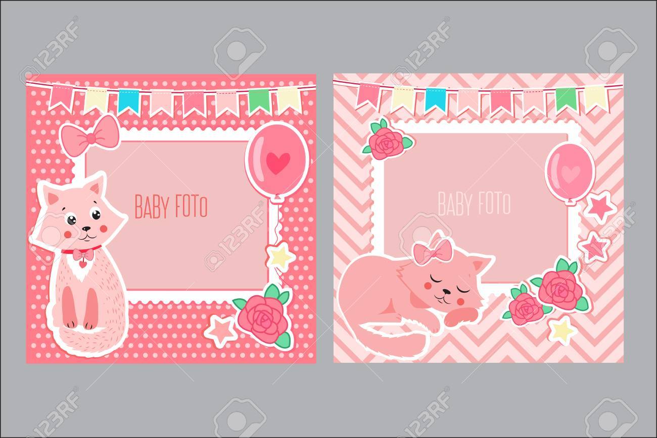 photo frames for kids decorative template for baby girl scrapbook