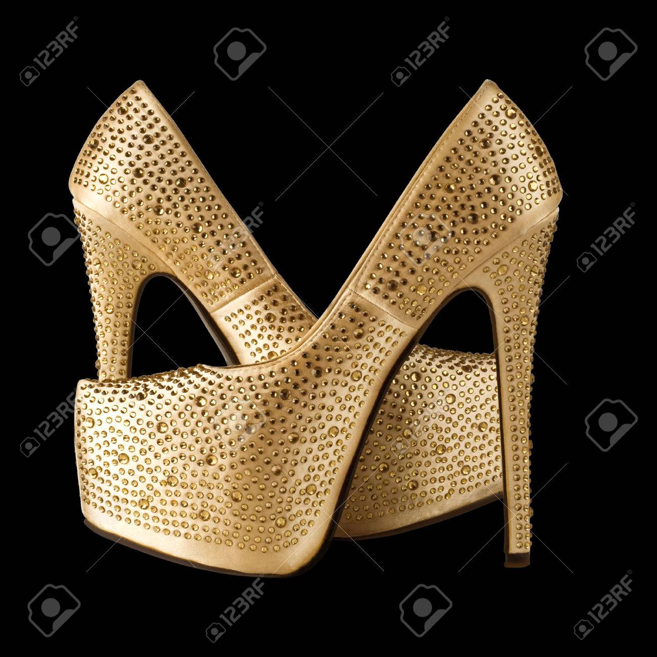 crystal encrusted shoes