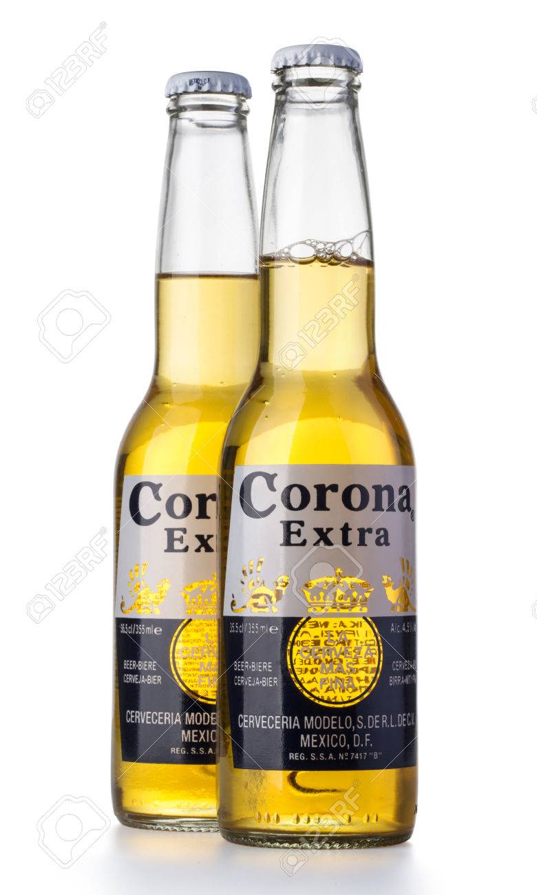 chisinau moldova august 26 2016 photo of a bottle of corona