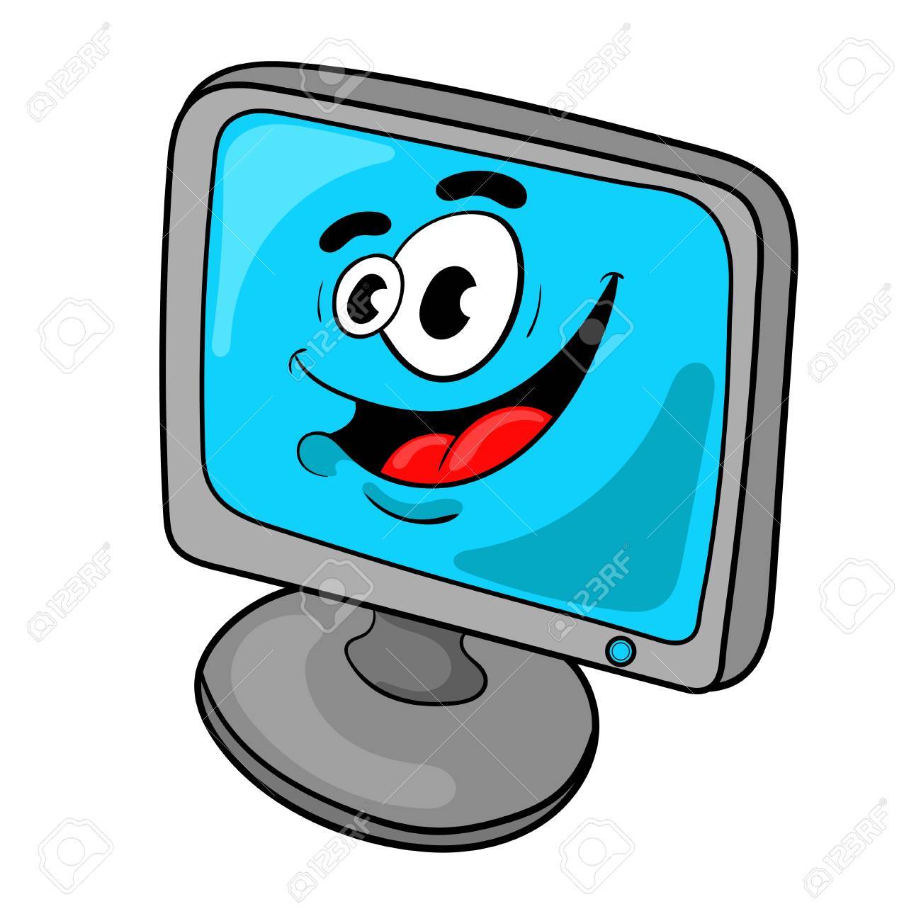 Monitor De Computadora De Divertidos Dibujos Animados. El Diseño Del Personaje. Ilustración Vectorial Ilustraciones Svg, Vectoriales, Clip Art Vectorizado Libre De Derechos. Image 88419523. Monitor De Computadora De Divertidos Dibujos Animados. El Diseño Del Personaje. Ilustración Vectorial Ilustraciones Svg, Vectoriales, Clip Art Vectorizado Libre De Derechos. Image 88419523.