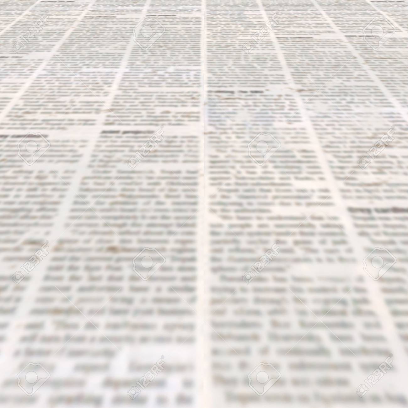 Newspaper Texture With Old Unreadable Text Vintage Blurred Paper News Square Background Textured Page Gray Beige Sheet Front Top View Stock Photo Picture And Royalty Free Image Image