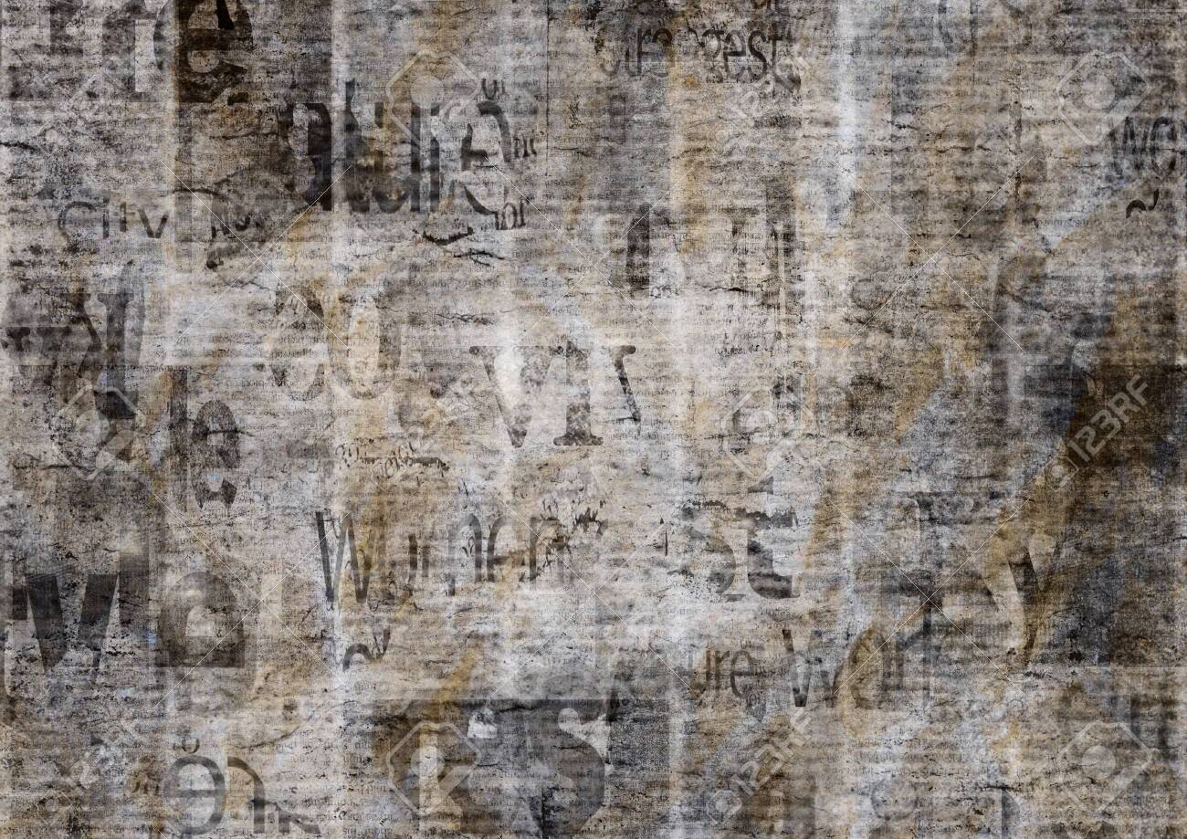 Old Grunge Newspaper Paper Textured Background Blurred Vintage Newspapers Texture Background Blur Unreadable Aged News Page With Place For Text Images Dark Gray Beige Collage Stock Photo Picture And Royalty Free Image