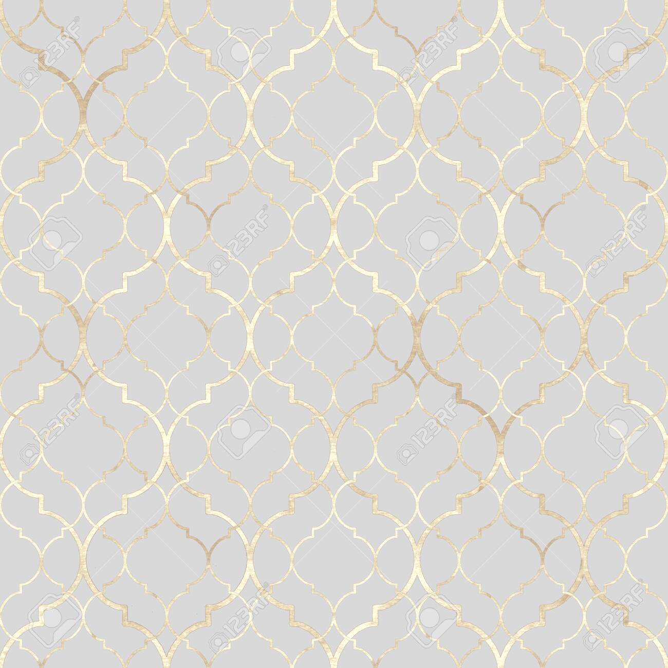 Abstract Geometric Seamless Pattern Vintage Decorative Moroccan