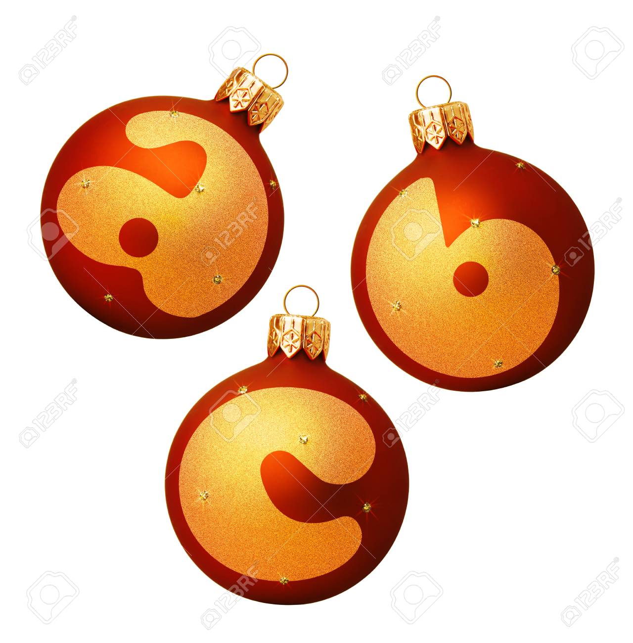 Boule De Noël Rouge Avec Une Lettre