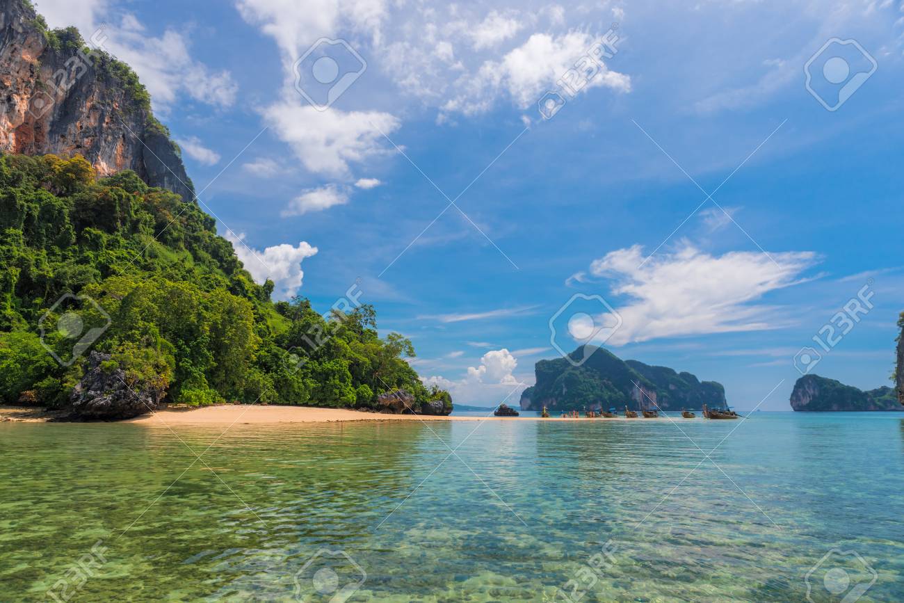 Immagini Stock Foto Belle Paesaggi Marini Nei Tropici Localita Turistica In Thailandia Image 93696186
