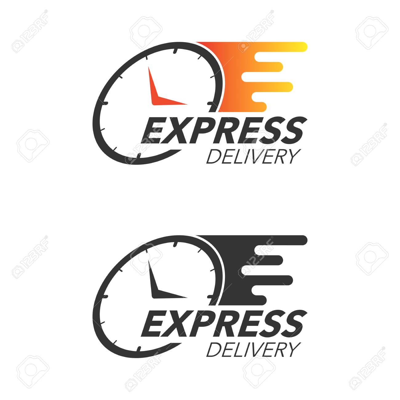 Express delivery icon concept. Watch icon for service, order, fast and free shipping. Modern design vector illustration. - 86190727 Express delivery icon concept. Watch icon for service, order, fast and free shipping. Modern design vector illustration. - 86190727