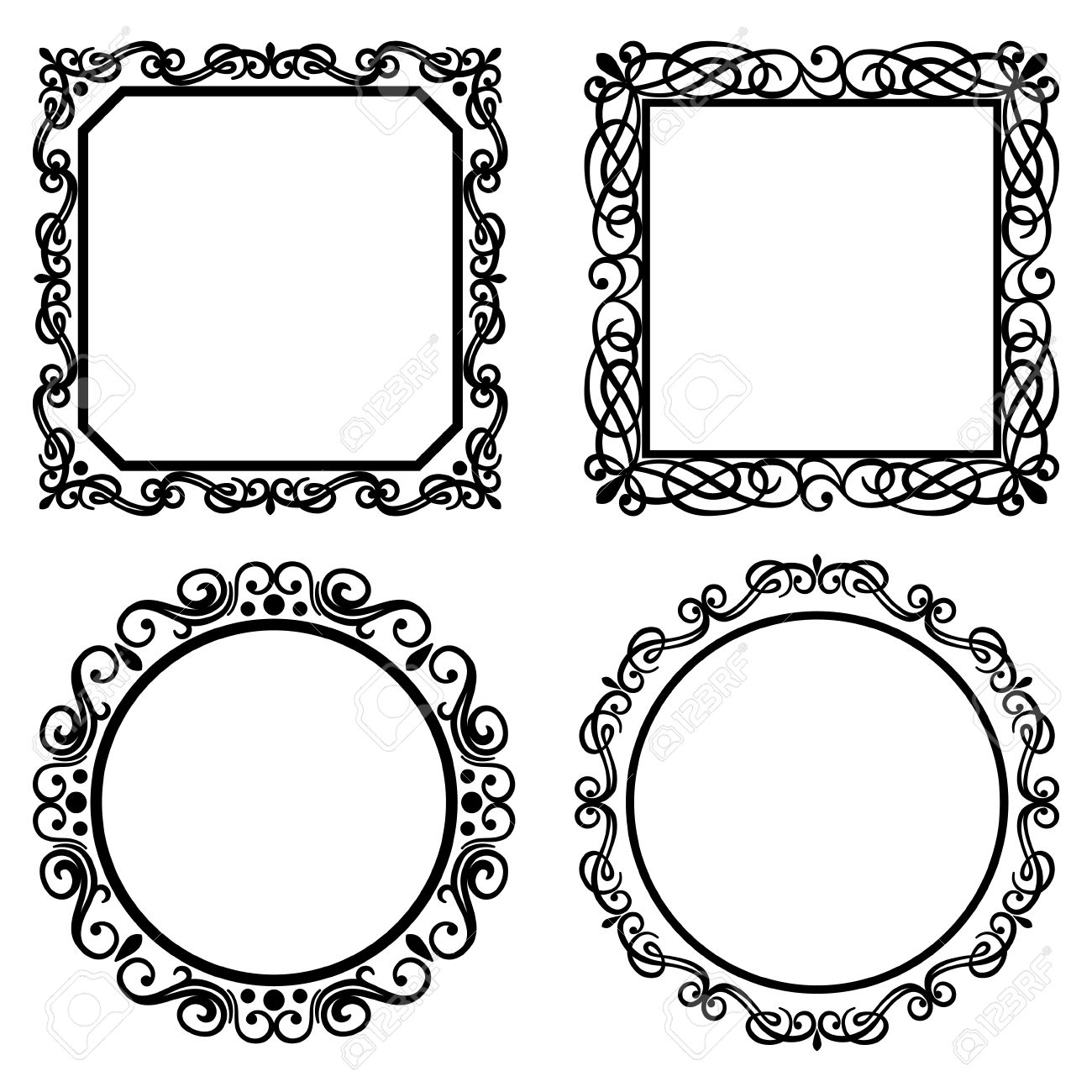 free vector frames and borders