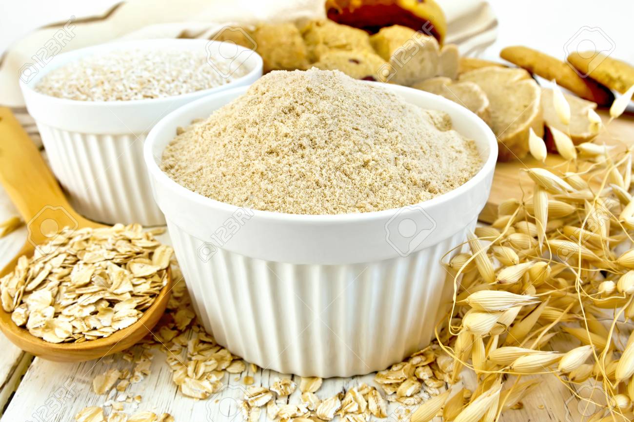 harina de avena salvado de avena
