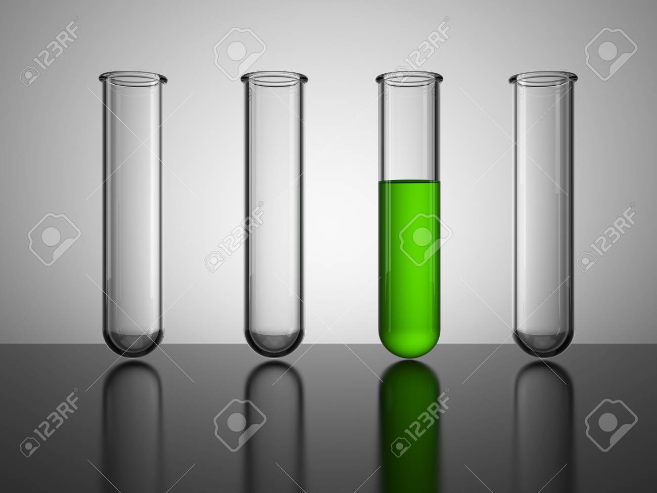 Glass Beakers Test Tube With Green Liquid Stock Photo Picture And Royalty Free Image Image 16033219