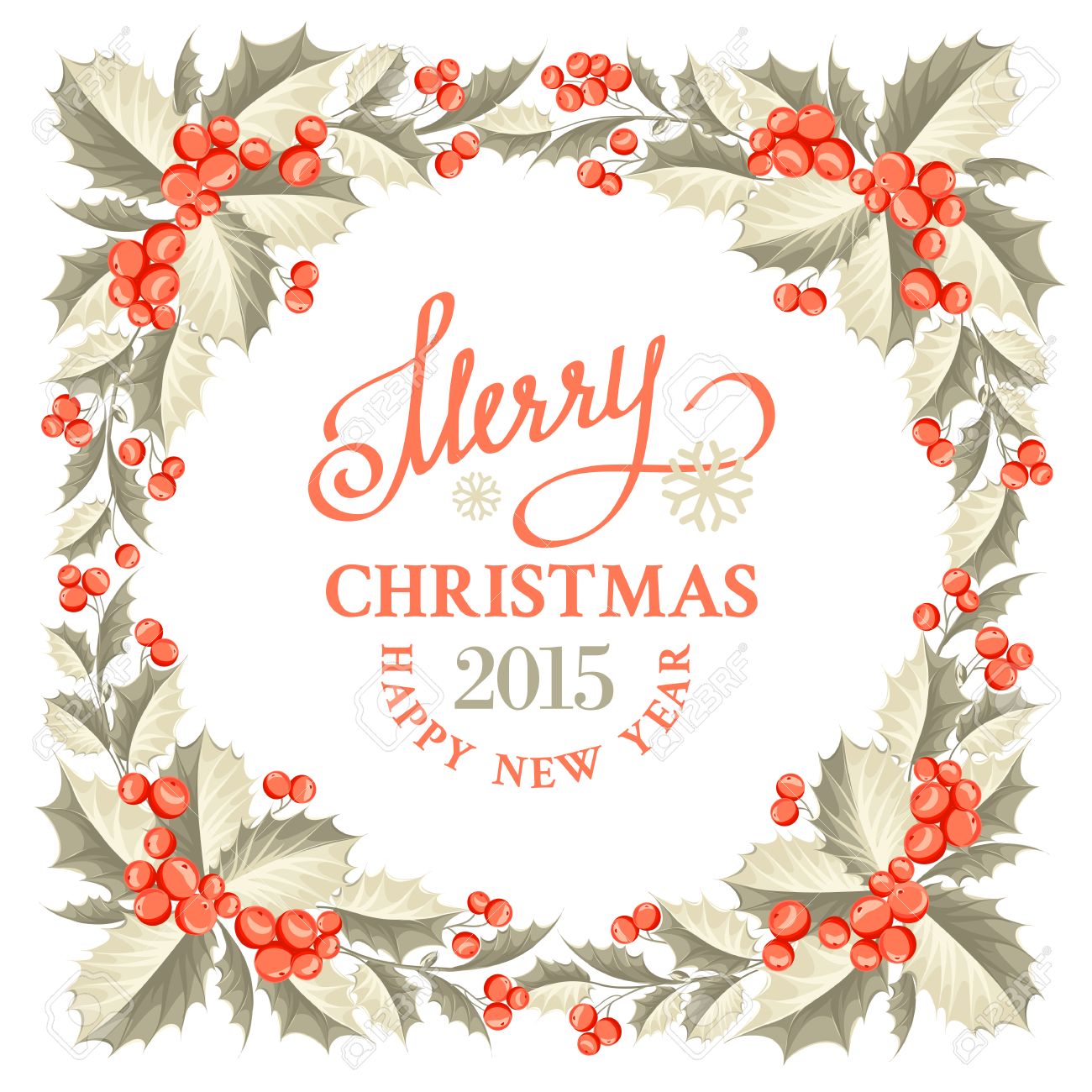 holiday card border