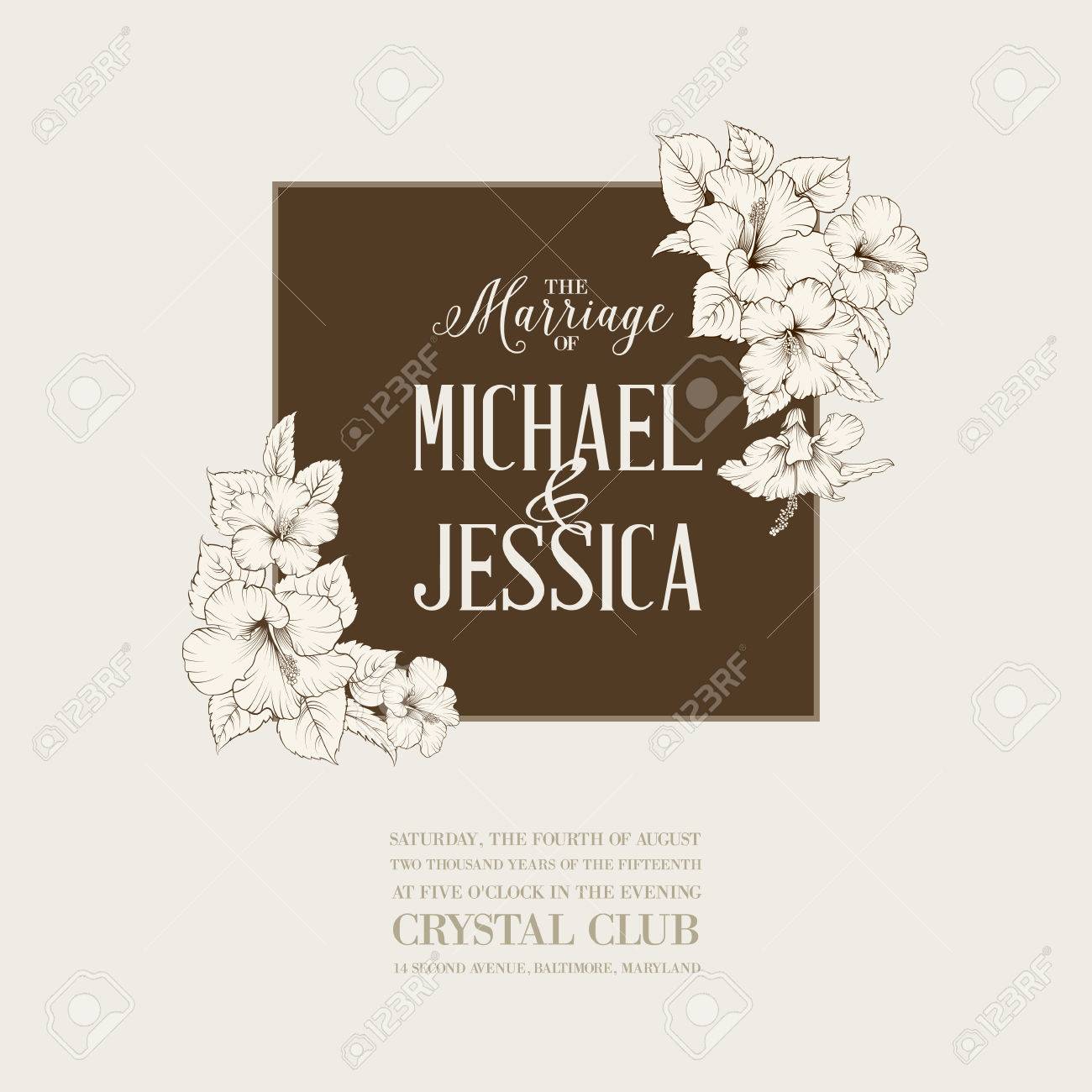 marriage design template with
