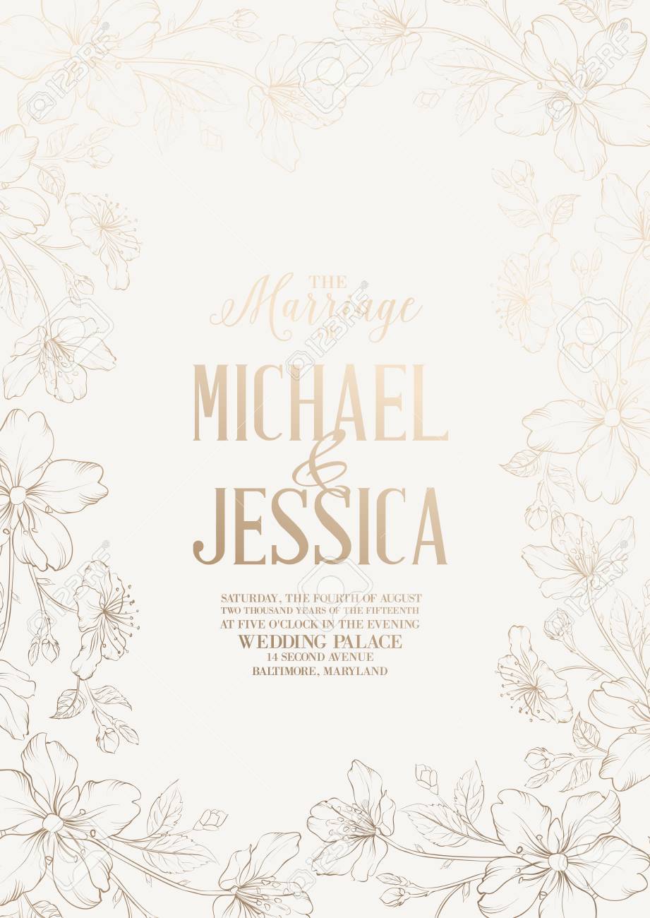 marriage design template with