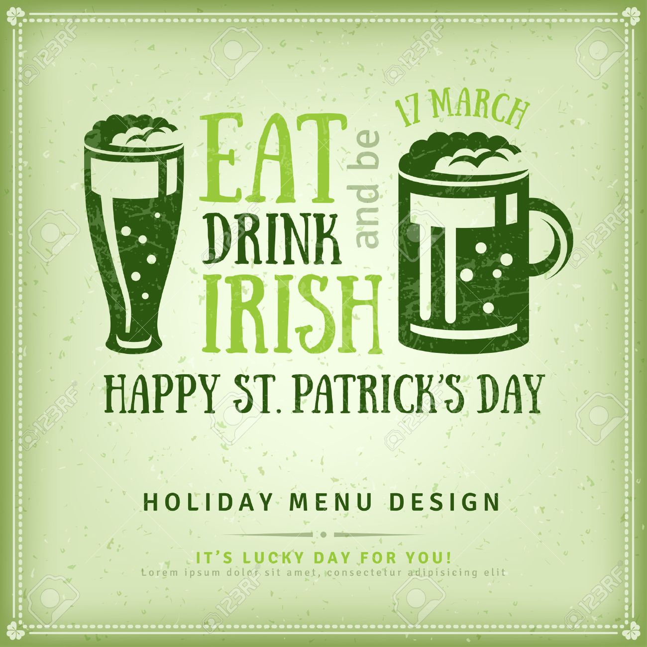 st patrick s day invitation template