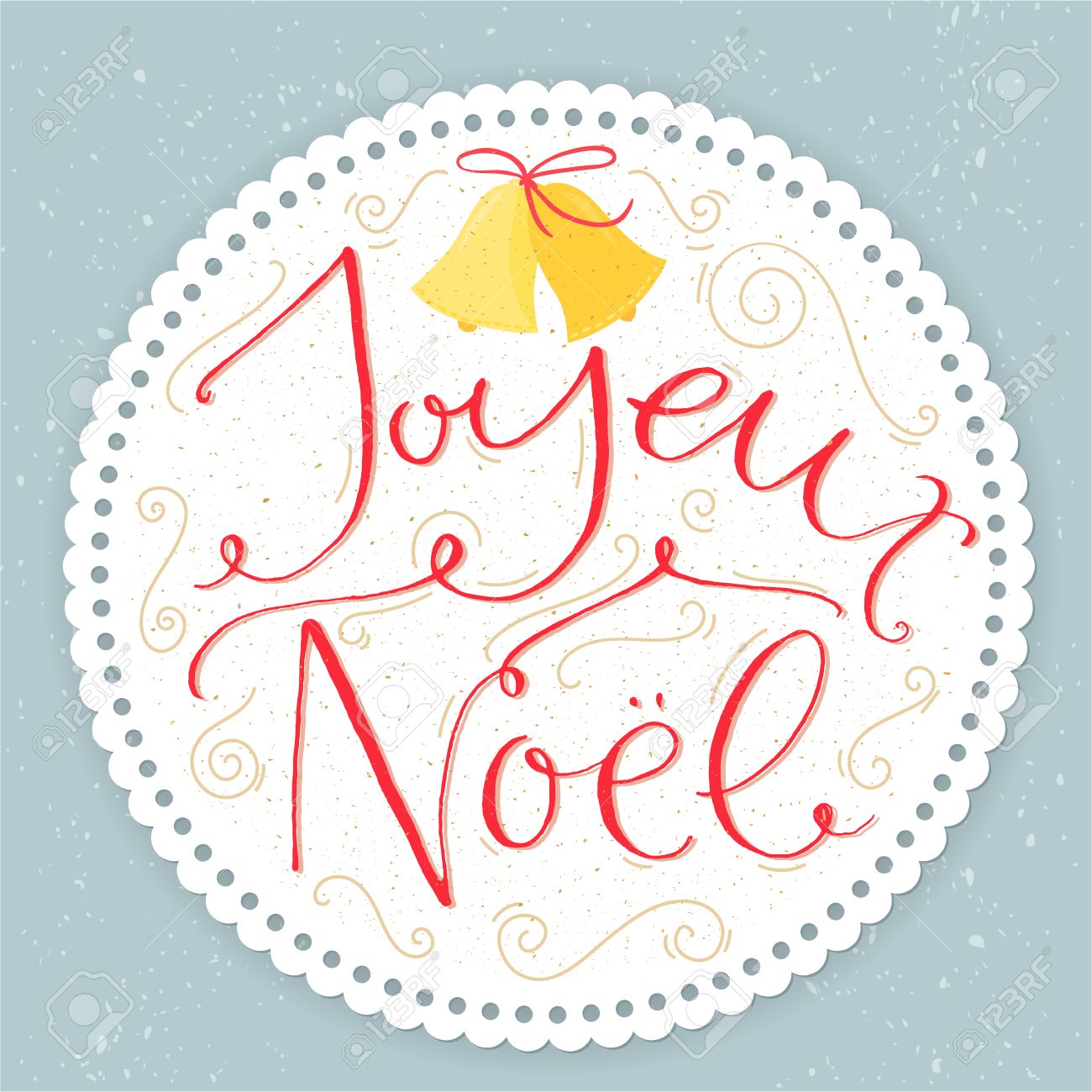 クリスマス・スワッグ（10）～ Joyeux Noël ～35X19