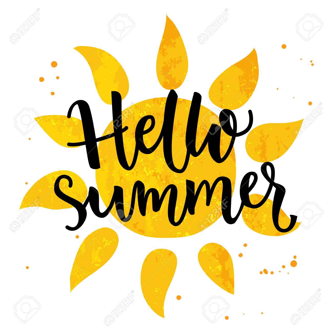 hello summer banner typography poster with sun and lettering summer bbq flyer templates chalkboard sun