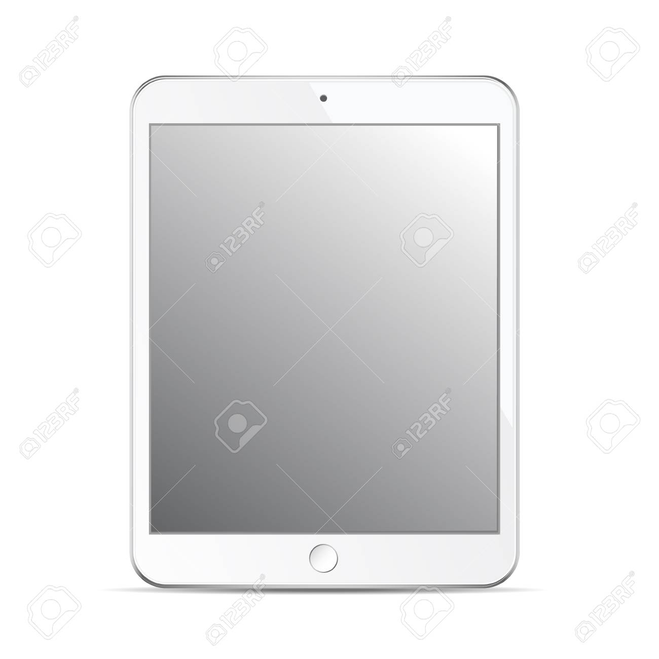 tablet mockup template isolated
