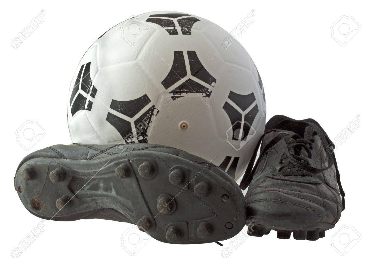 old soccer shoes