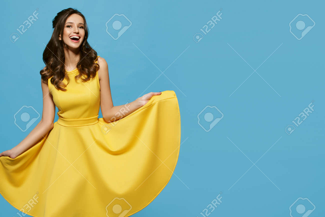 dark yellow gown