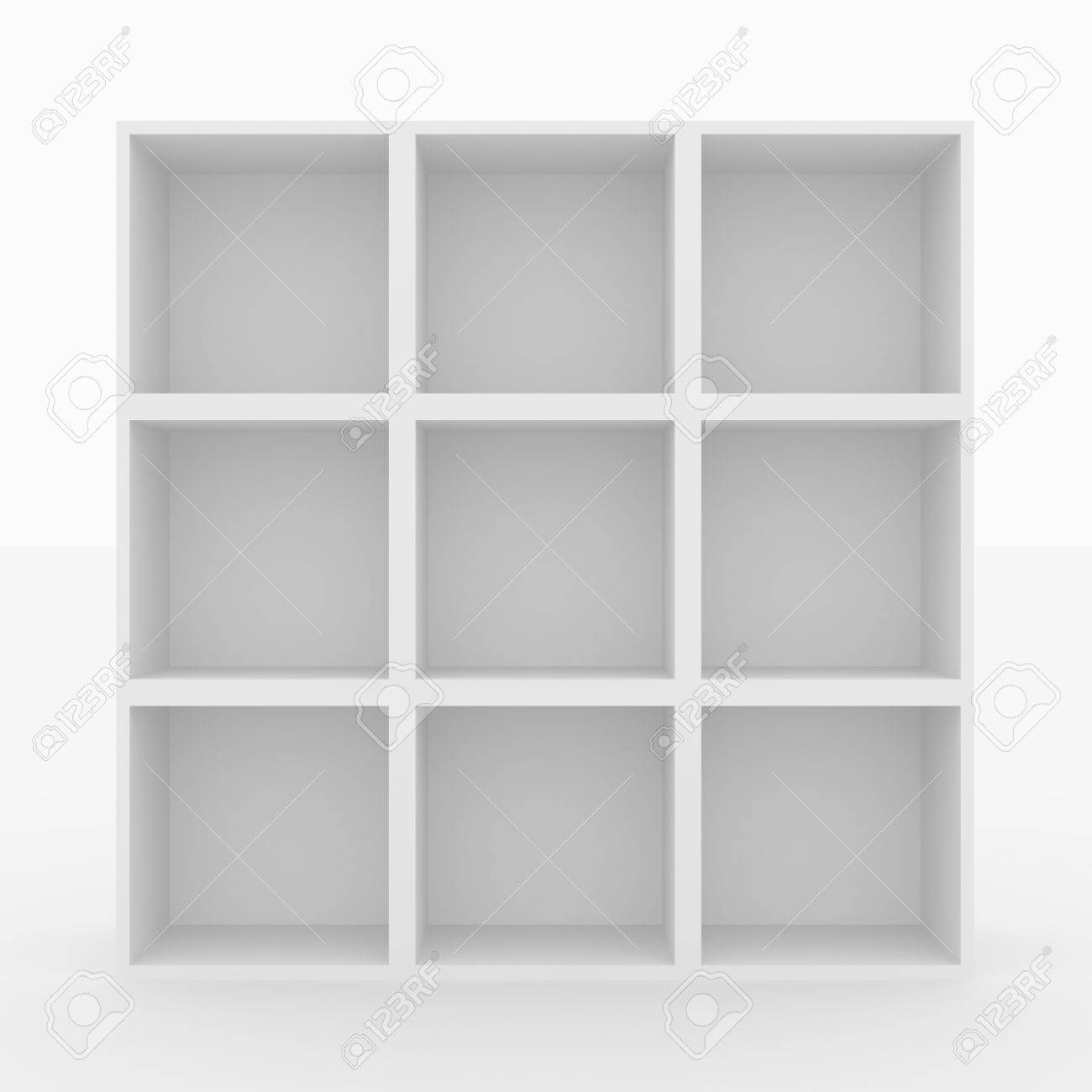 Empty White Bookshelf Isolated On White D Render Image Stock - Empty White Bookshelf Isolated On White D Render Image Stock Photo empty white bookshelf isolated on white d render image stock - empty white bookshelf isolated on white d render image stock photo