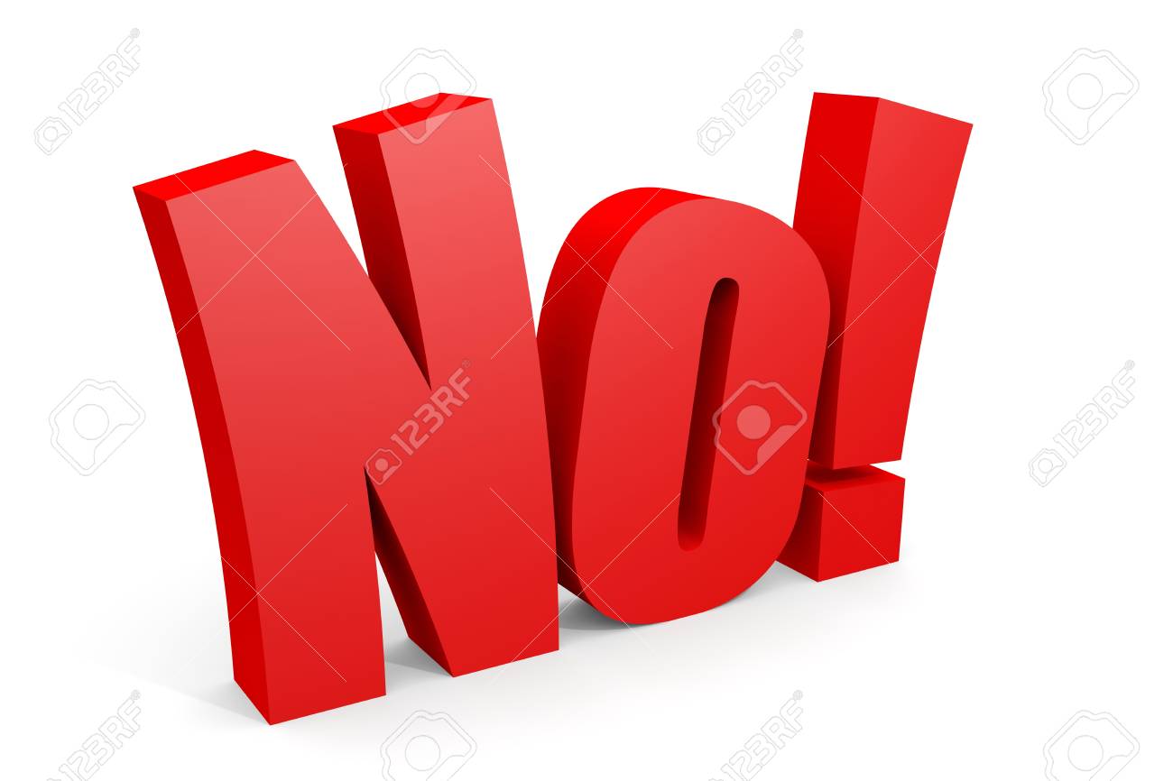 red 3d no text with exclamation mark on white computer generated
