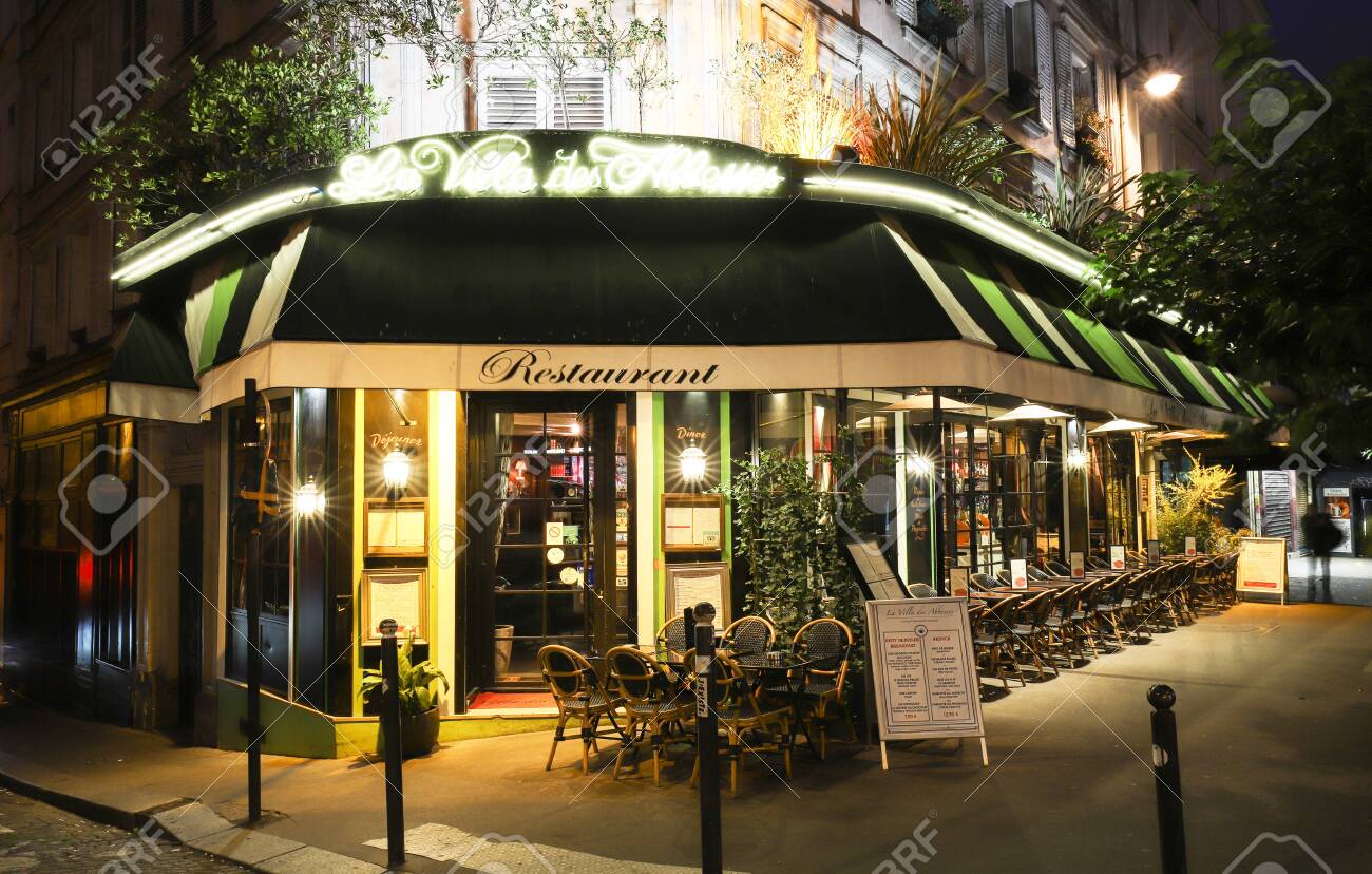 The Famous Restaurant Villa Abesses At Night It Is Located Stock Photo Picture And Royalty Free Image Image The Famous Restaurant Villa Abesses At Night It Is Located Stock Photo Picture And Royalty Free Image Image