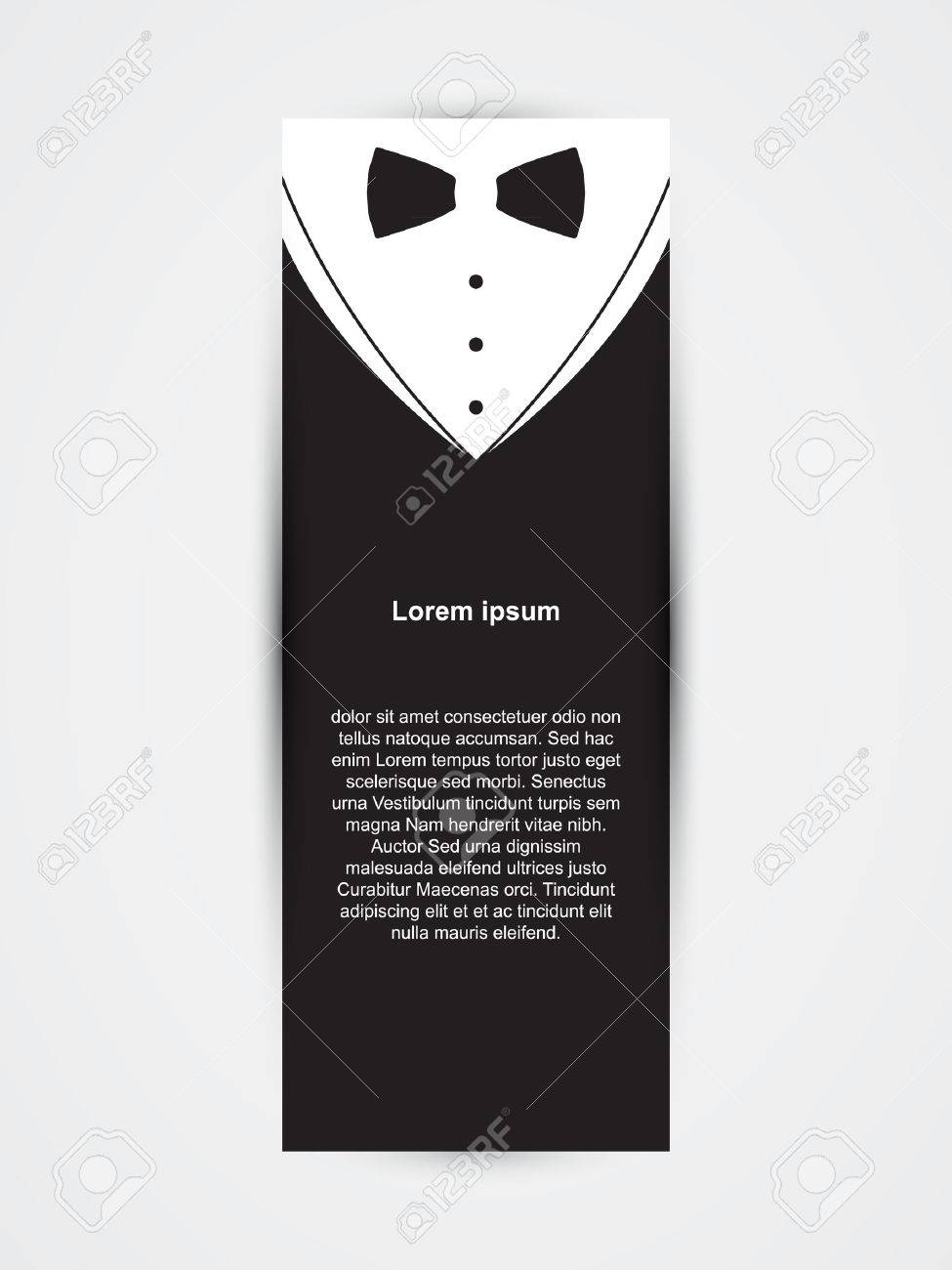 black invitation template