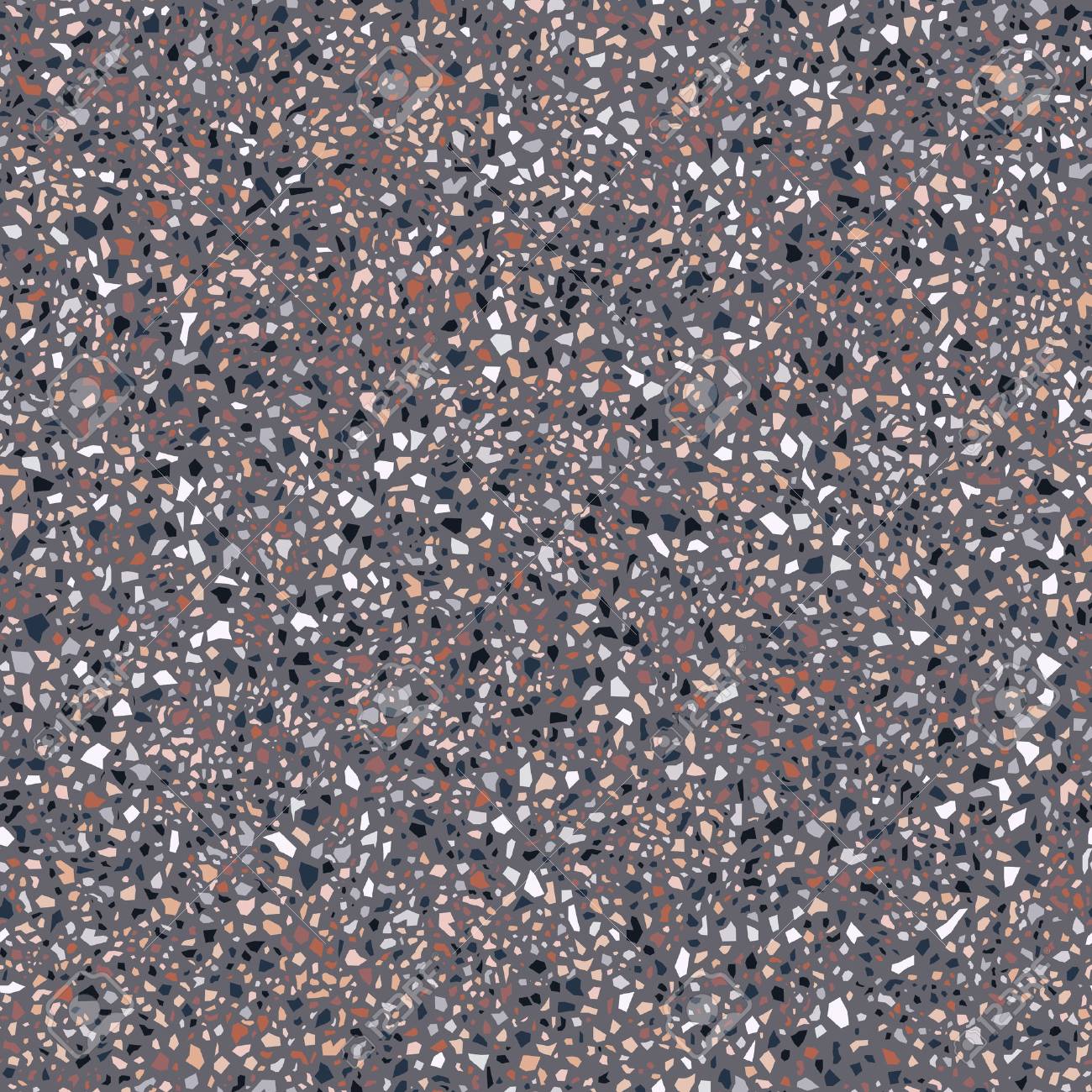 Dark terrazzo floor, marble surface, seamless pattern, vector illustration - 88074566 Dark terrazzo floor, marble surface, seamless pattern, vector illustration - 88074566