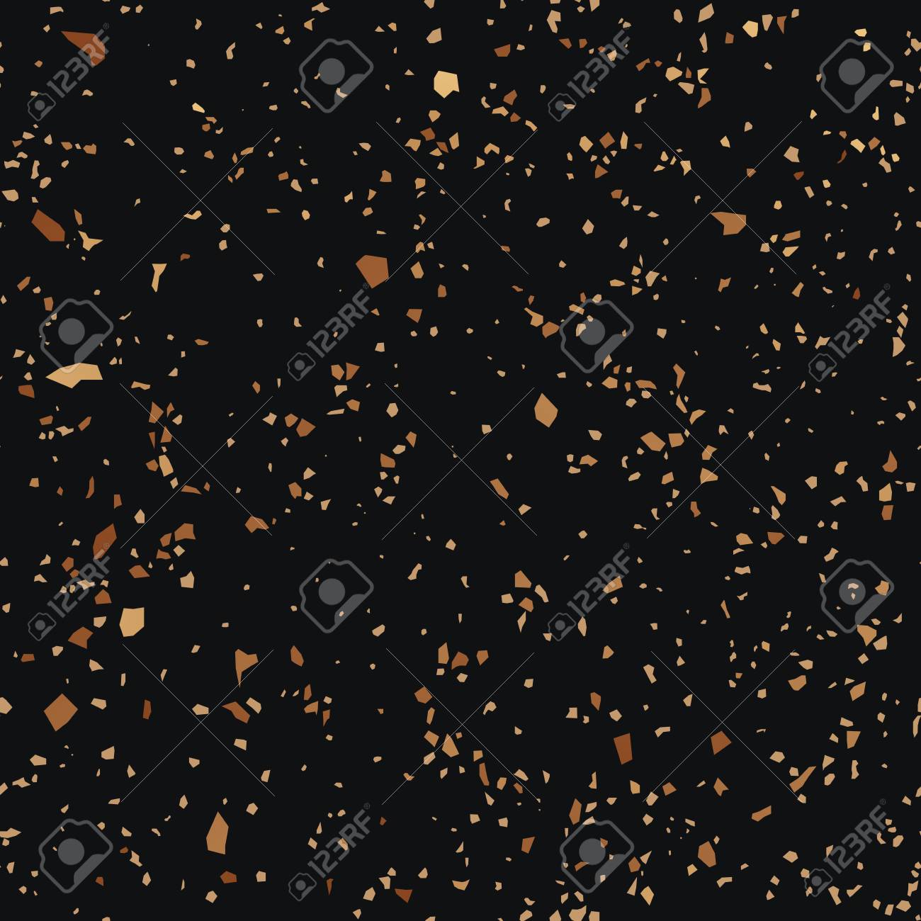 Terrazzo Seamless Pattern Marble Surface Black And Gold Terrazzo Seamless Pattern Marble Surface Black And Gold