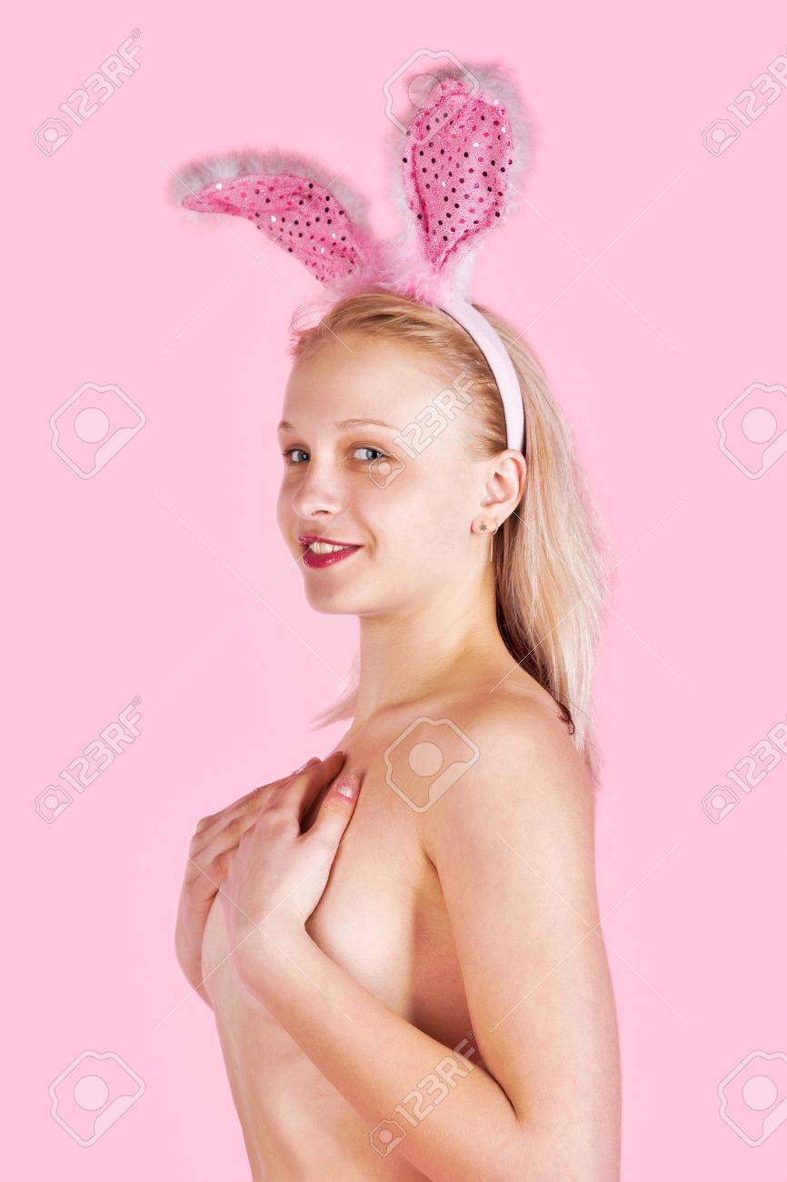 Funny Nude Girl Isolated On Pink Background Stock Photo, Picture and  Royalty Free Image. Image 9999752.