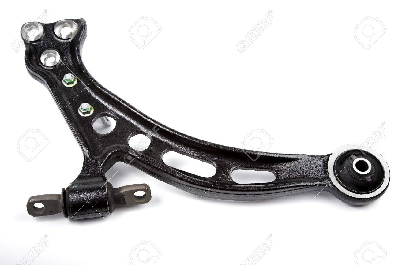 black metal car spare isolated on white - 11410624 black metal car spare isolated on white - 11410624