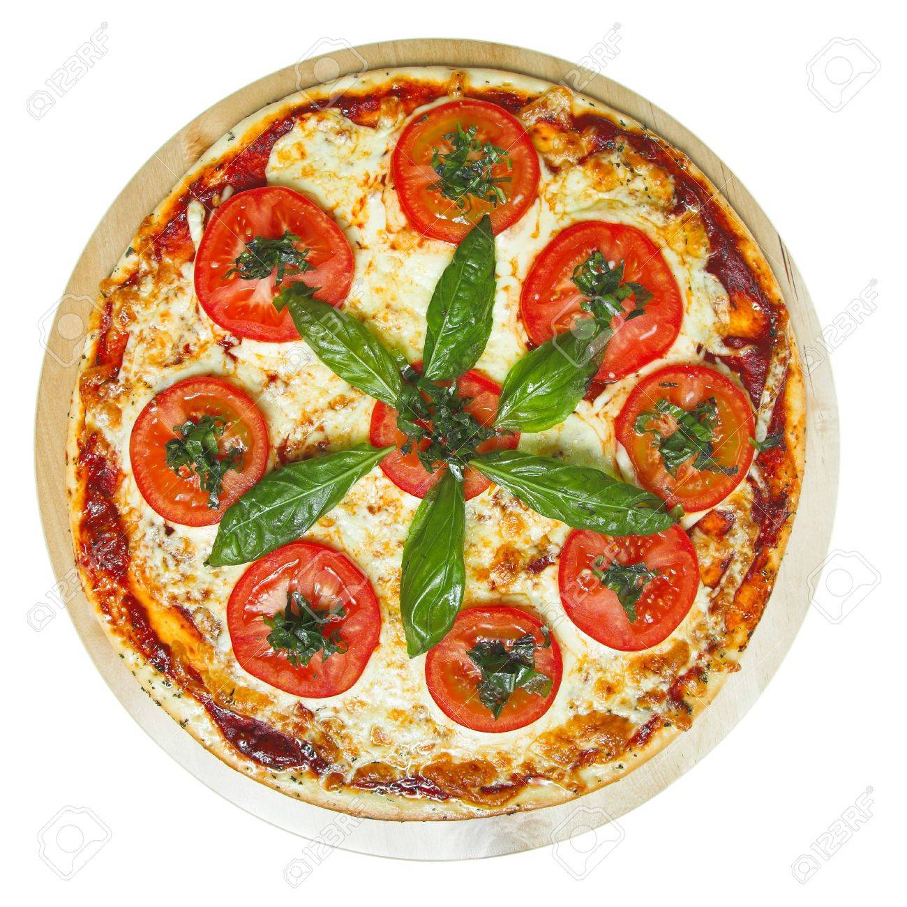 pizza margarita isolated on the white background - 11410727 pizza margarita isolated on the white background - 11410727