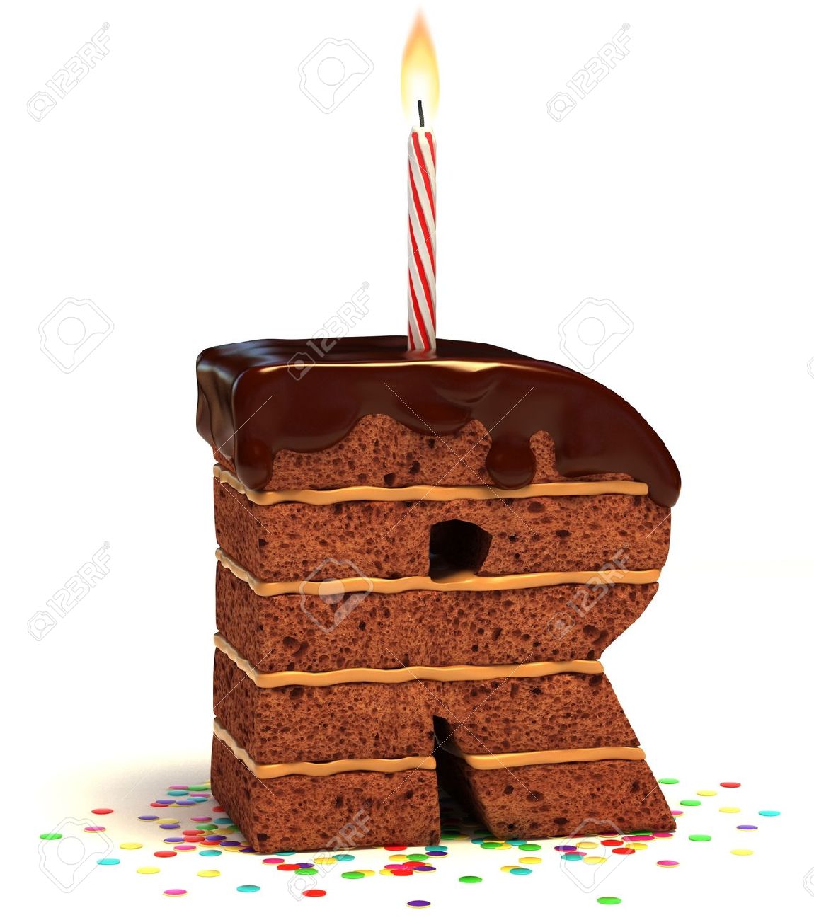 Lettre R Gateau D Anniversaire Au Chocolat En Forme De Bougie Allumee Avec Des Confettis Et Isole Sur Fond Illustration 3d Blanc Banque D Images Et Photos Libres De Droits Image Lettre R Gateau D Anniversaire Au Chocolat En Forme De Bougie Allumee Avec Des Confettis Et Isole Sur Fond Illustration 3d Blanc Banque D Images Et Photos Libres De Droits Image