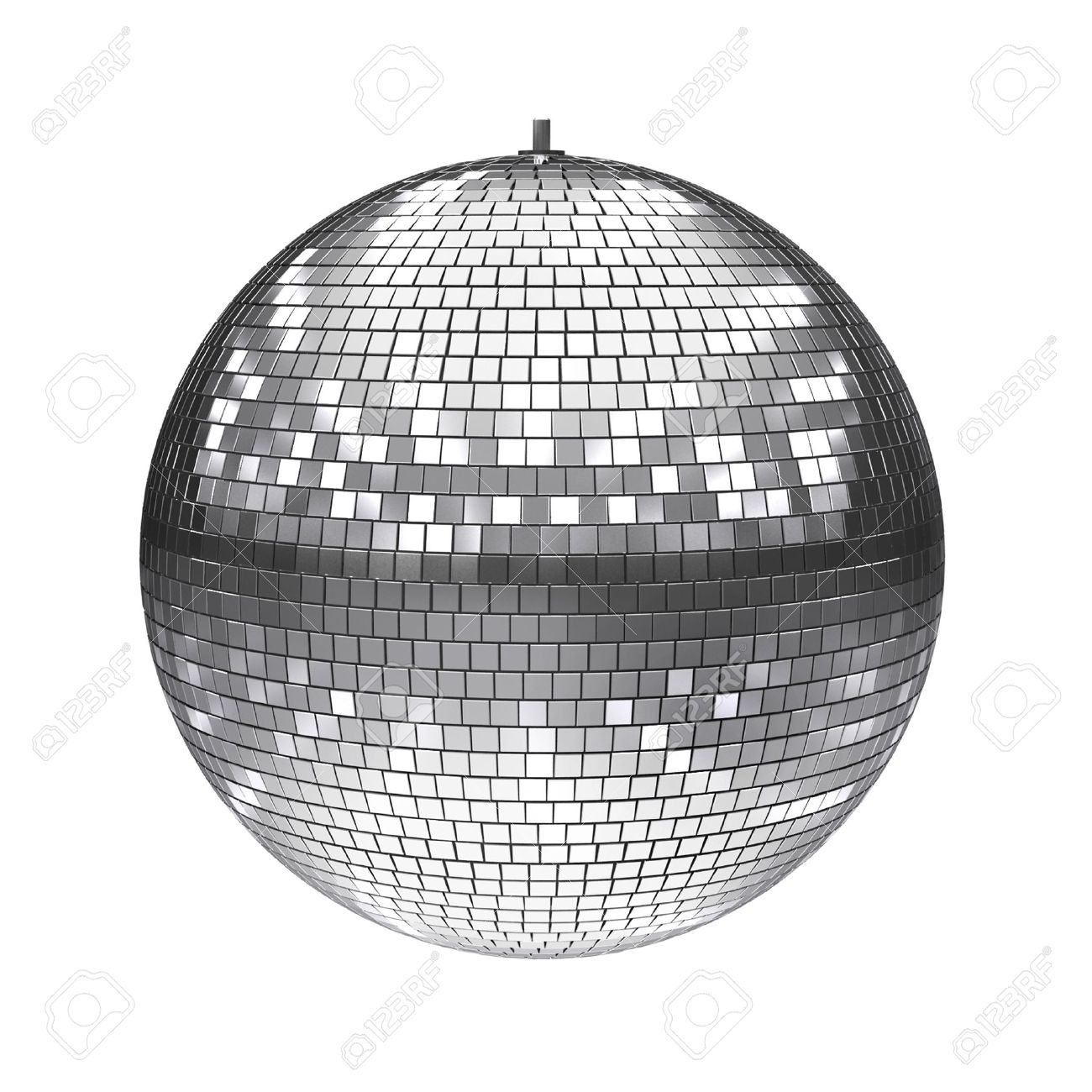 Disco Ball Isolated On White Stock Photo, Picture And Royalty Free Image. Image 12558272.