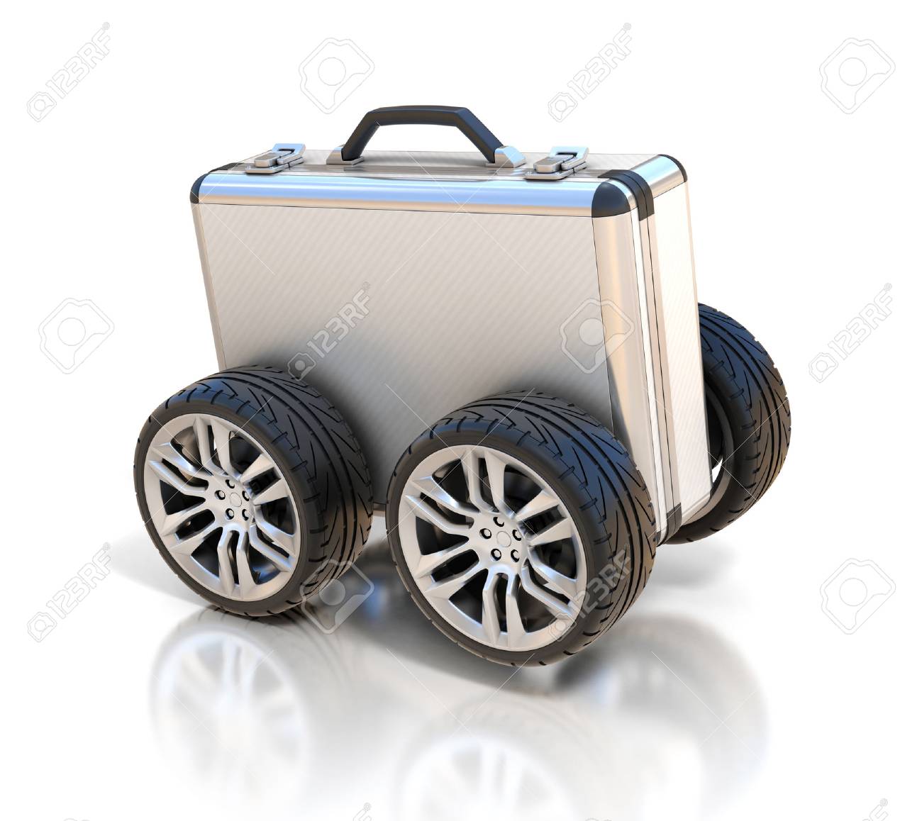 attache case with wheels