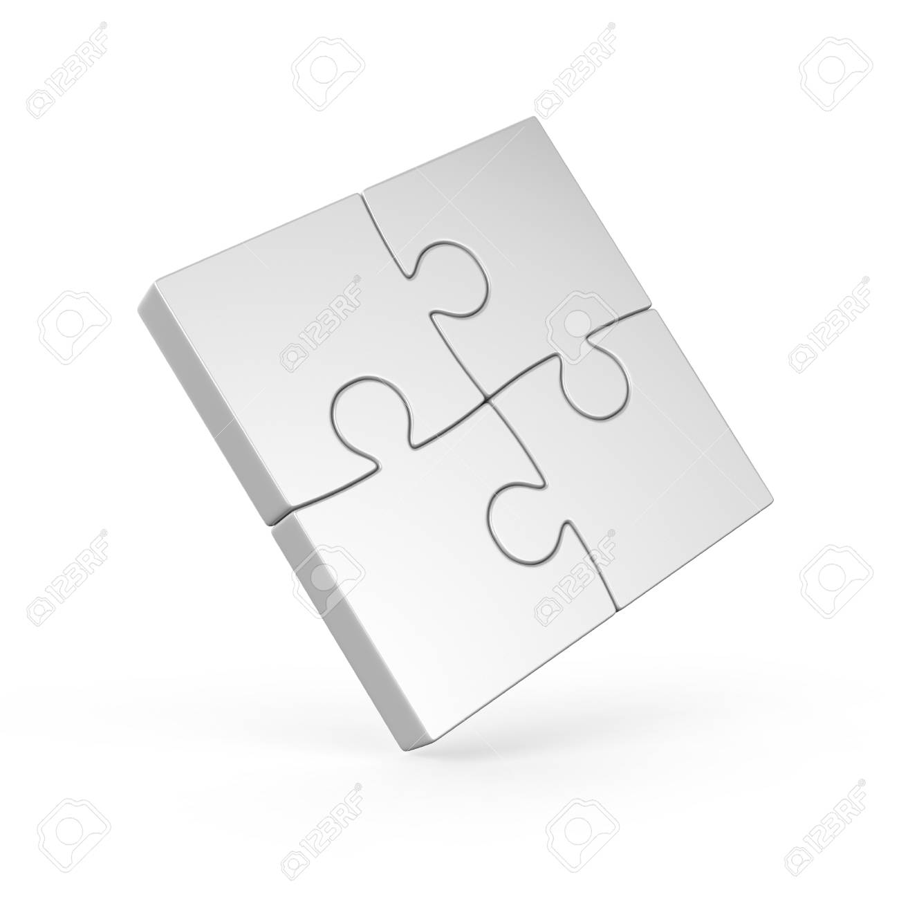 Four Piece Puzzle Stock Photo Picture And Royalty Free Image Image 6565