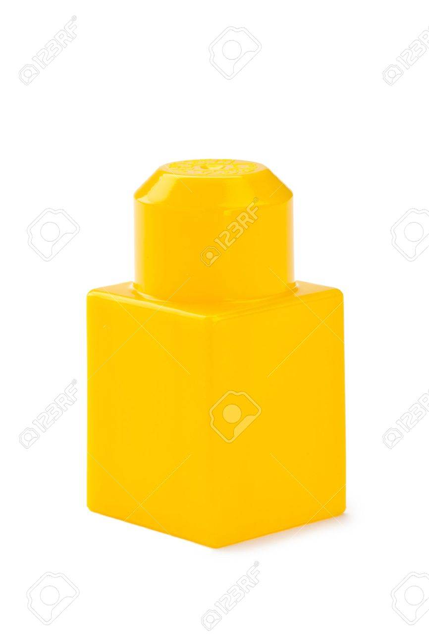 yellow lego block