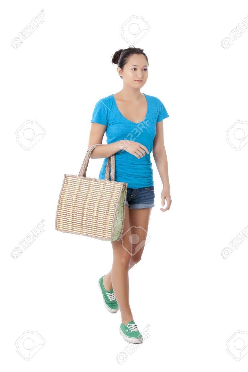 lady with bag