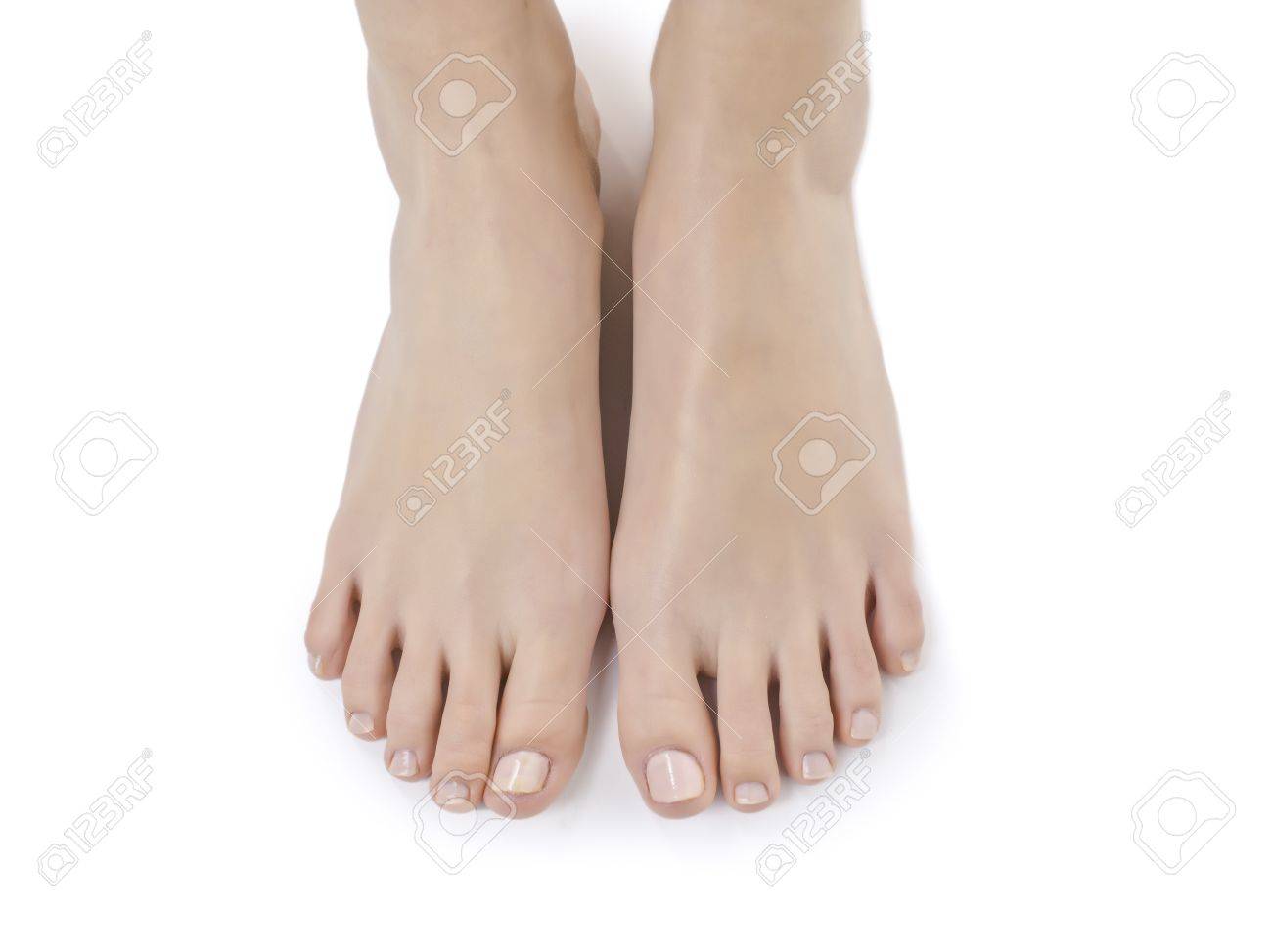 A woman’s feet against white background - 17395414 A woman’s feet against white background - 17395414