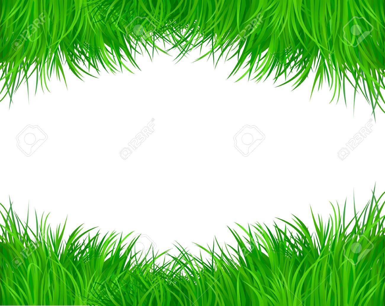 緑の芝生のイラスト素材 ベクタ Image