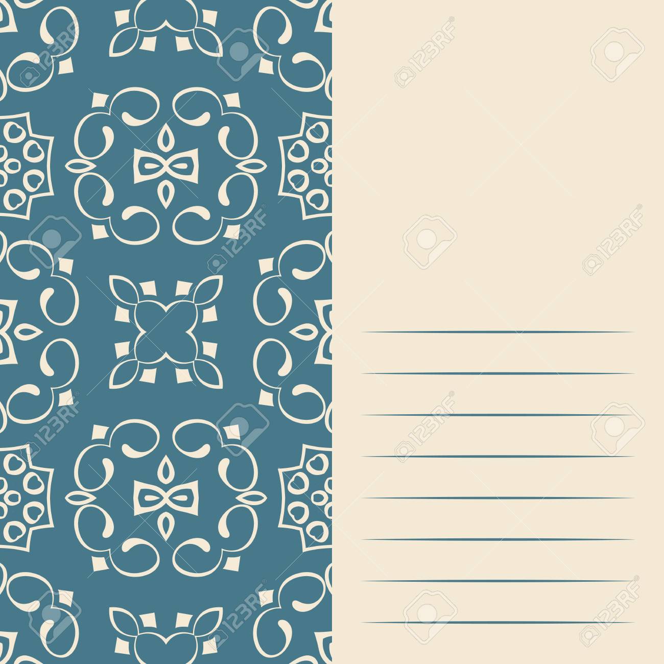 おしゃれなモダンなビンテージ スタイル デザイン名刺 招待状 ギフト カード チラシ パンフレットの要素のヒップスターのアート グラフィック の写真素材 画像素材 Image